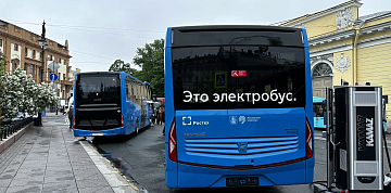 В экспозиции «КАМАЗа» на «ТранспортФест» представлена новая станция ФОРА «Ночная зарядка» для электробусов
