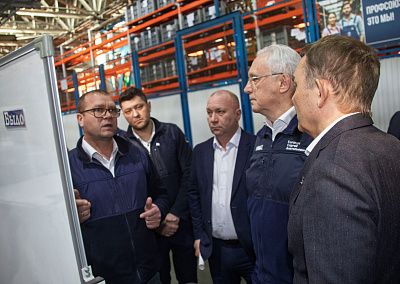 Сергей Когогин оценил проекты по повышению производительности на заводе мостов
