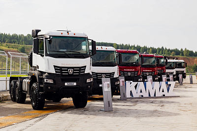 В Казани прошёл тест-драйв автомобилей КАМАЗ поколения К5