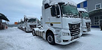 КАМАЗы новейшего поколения для московских строителей