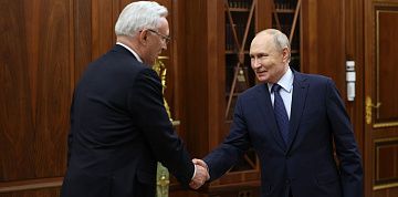 Президент РФ Владимир Путин встретился с генеральным директором ПАО «КАМАЗ» Сергеем Когогиным