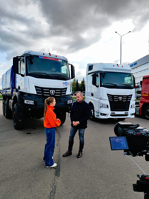 «КАМАЗ» посетила съёмочная группа проекта «Болт и Гайка»