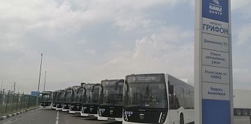 Десять газомоторных автобусов НЕФАЗ для Ростова-на-Дону