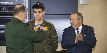 Камазовец, участник СВО Айрат Залалдинов награждён государственной наградой РФ