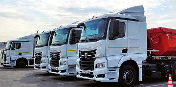 Высокотехнологичные тягачи КАМАЗ-54902 пополнили автопарк крупнейшей российской дорожно-строительной компании
