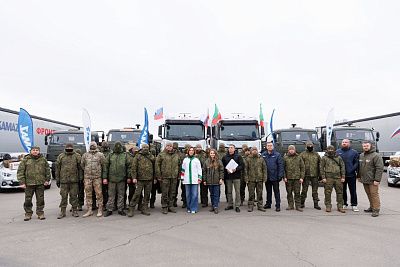 Гуманитарный груз от «КАМАЗа» передан бойцам СВО