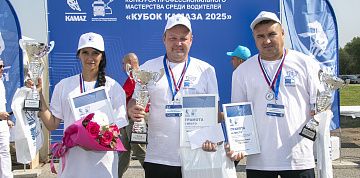 На «КАМАЗе определили лучших водителей грузовых автомобилей