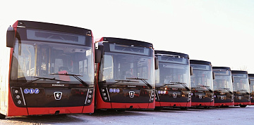 Новые автобусы НЕФАЗ пополнили парк общественного транспорта Вологды